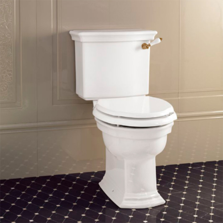 Devon Westminster Унитаз для моноблока (64x36,5 cм), горизонтальный выпуск, цвет: белый