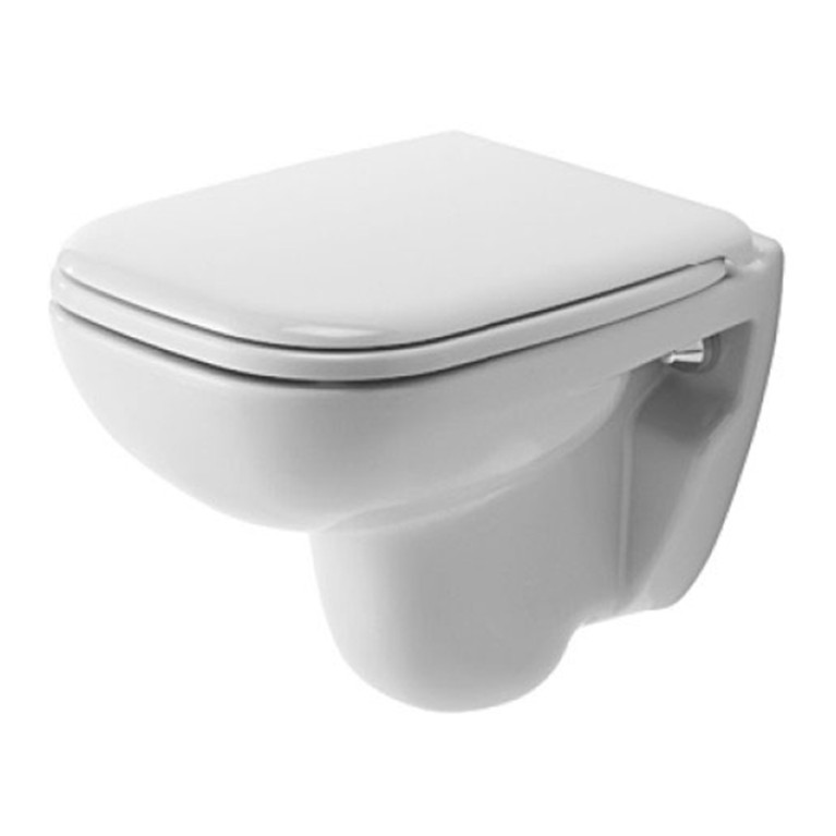 Duravit D-Code Унитаз подвесной компакт с вертикальным смывом, 350x480мм, Цвет: Белый (Спец.цена из наличия)