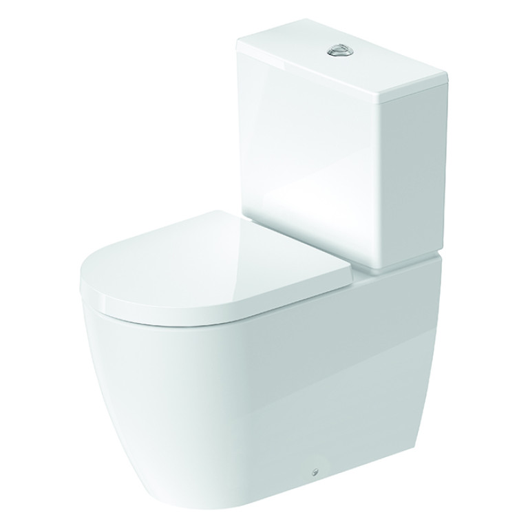 Duravit Me by Starck Унитаз моноблок 37х65 см, слив универсальный, с креплениями, цвет белый (Спец.цена из наличия)