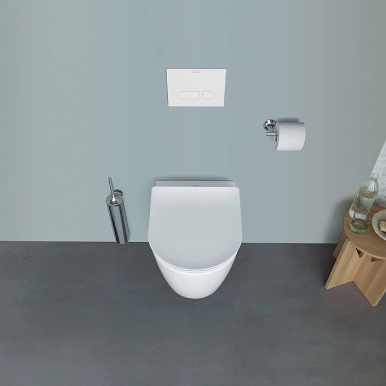 Duravit Soleil by Starck Унитаз подвесной 370х480мм, безободковый, Wei&szlig; Hochglanz, HyG, цвет белый