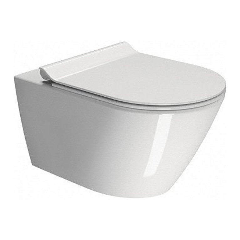 9413FR511 KUBE X унитаз подвесной 55x36/G с креплением глянцевый белый GSI