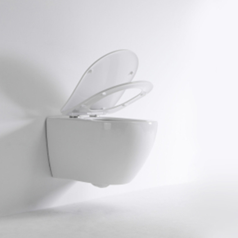 TECEspring R Комплект: Унитаз подвесной 530*360мм, со смывом Tornado flush, сиденье Slim с микролифт и быстрым снятием, белый глянец