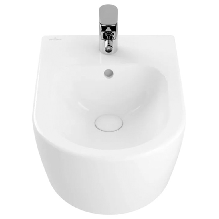 VilleroyBoch Avento Биде подвесное 370*530*395, с 1 отв. под смеситель, цвет альпийский белый