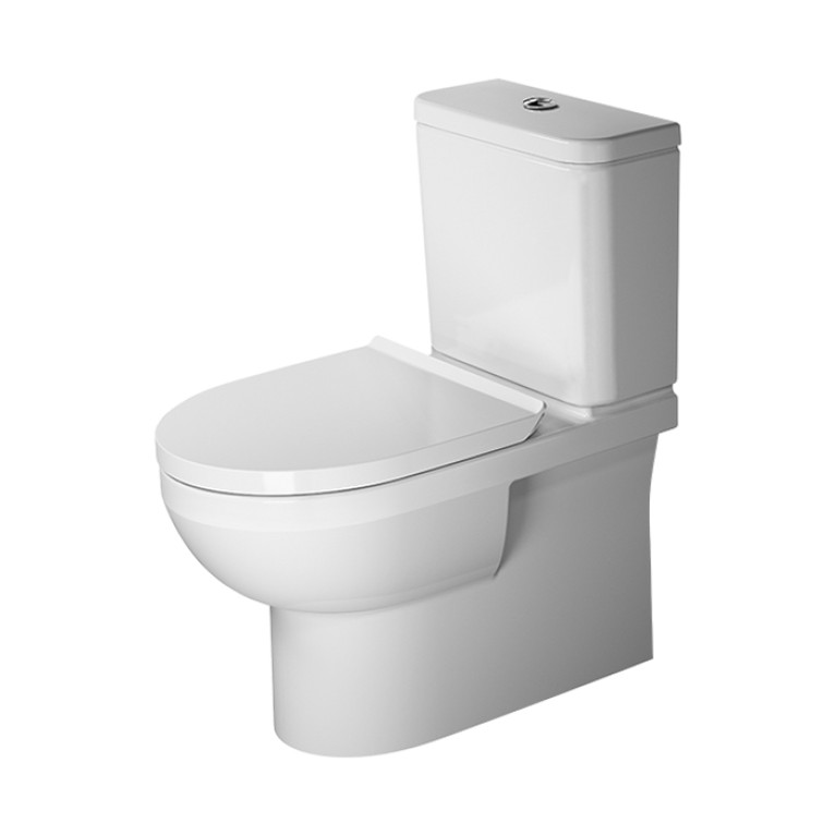 Duravit D.1  Унитаз моноблок 365х655 без обода, гориз. выпуск, цвет белый глянец (Спец.цена из наличия)