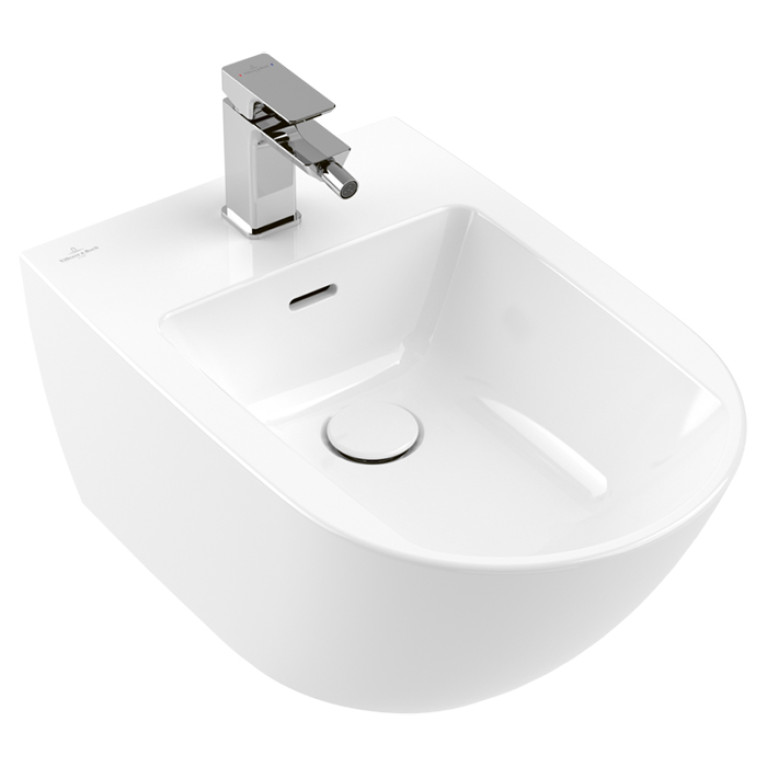 VilleroyBoch Subway 3.0 Биде подвесное 375*560*270, с 1 отв. под смеситель, цвет альпийский белый