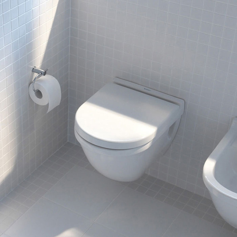 Duravit Starck 3 Унитаз подвесной Сompact, укороченная модель (485x360мм), цвет: белый