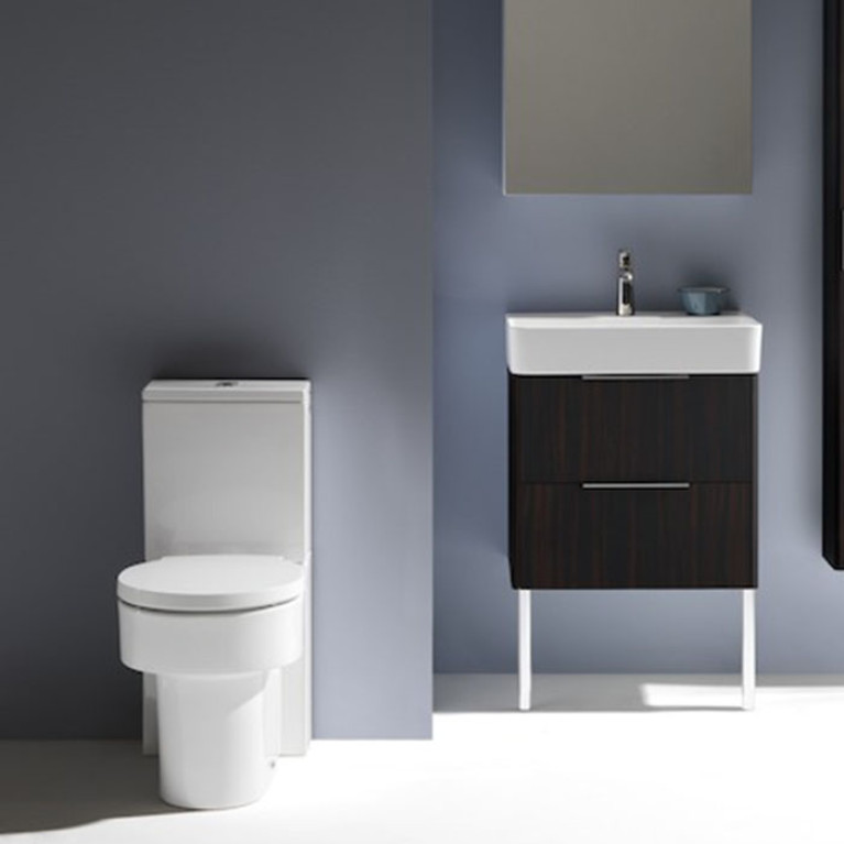 Laufen VAL Чаша моноблока 660x390x430мм, вупуск универсальный, безободковый, цвет: белый