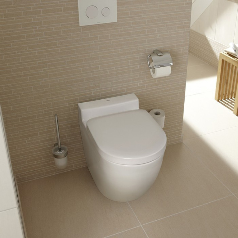 TOTO NC Унитаз 380x630x483мм, приставной, без сиденья, безободковый, Tornado Flush, CeFiONtect, цвет: белый глянец