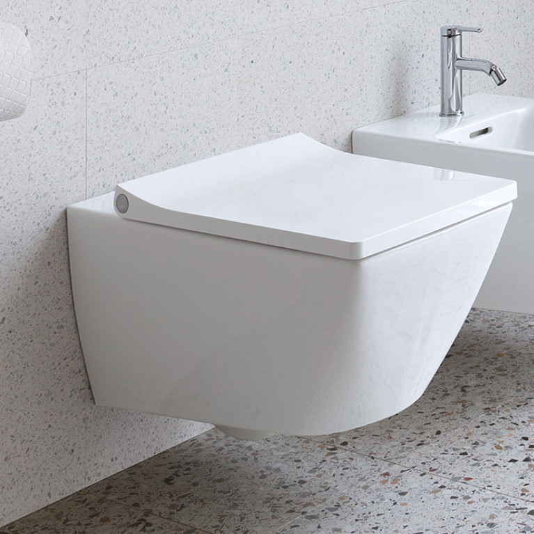 Duravit Viu Унитаз подвесной 370x570мм, rimless, вкл. крепление Durafix, цвет: белый