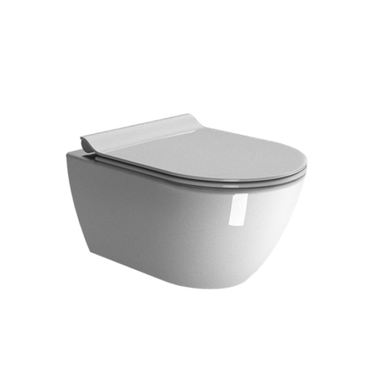 8816FR511 PURA унитаз подвесной 50x36/F Swirlfiush с креплением белый глянцевый GSI