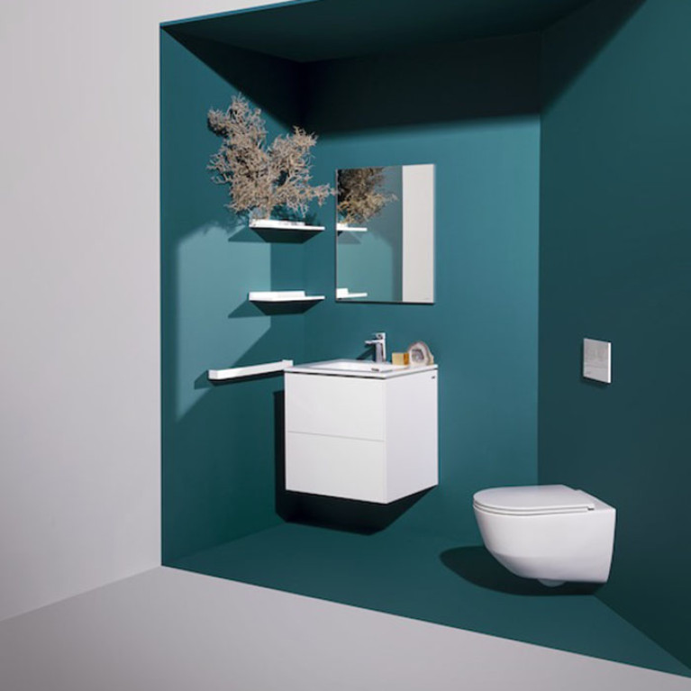 LAUFEN Pro Унитаз подвесной безободковый 530х360х340 мм., цвет белый с покрытием LLC