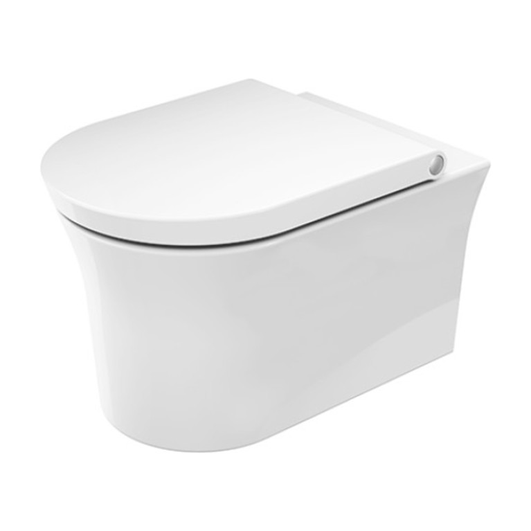 Duravit White Tulip Унитаз подвесной 370х540  мм безободковый, HygieneGlaze, цвет: белый