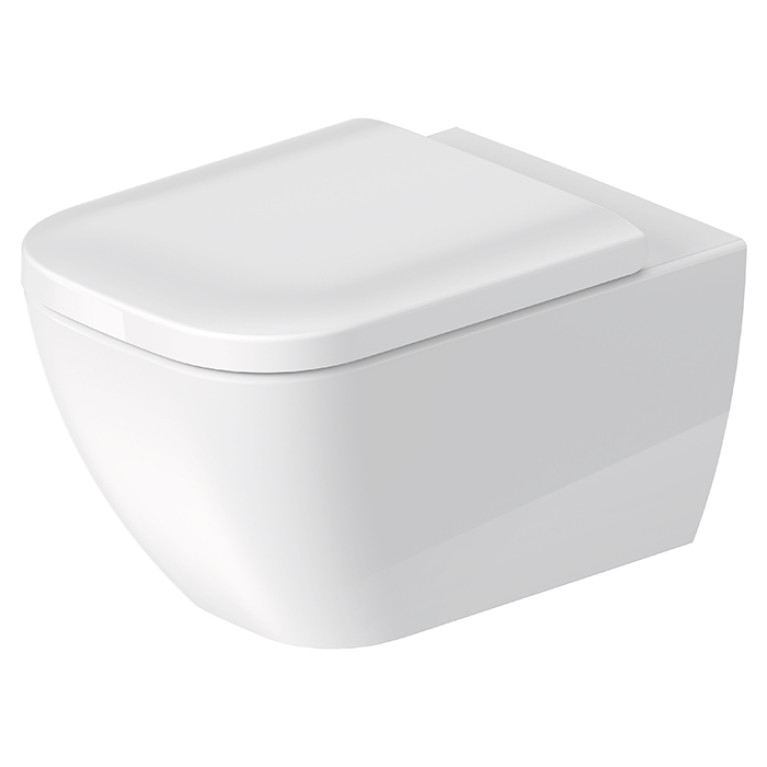 Duravit Happy D.2 Унитаз подвесной, безободковый 540х365 мм, с креплением, цвет белый (СПЕЦЦЕНА с нашего склада)