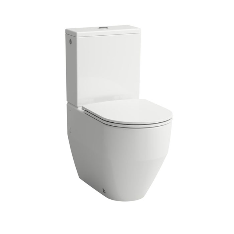 LAUFEN Pro  Унитаз моноблок 36х65х44 см,слив универсальный, безободковый смыв Rimless, для бачка 8.2995.3/8.2995.2, цвет белый