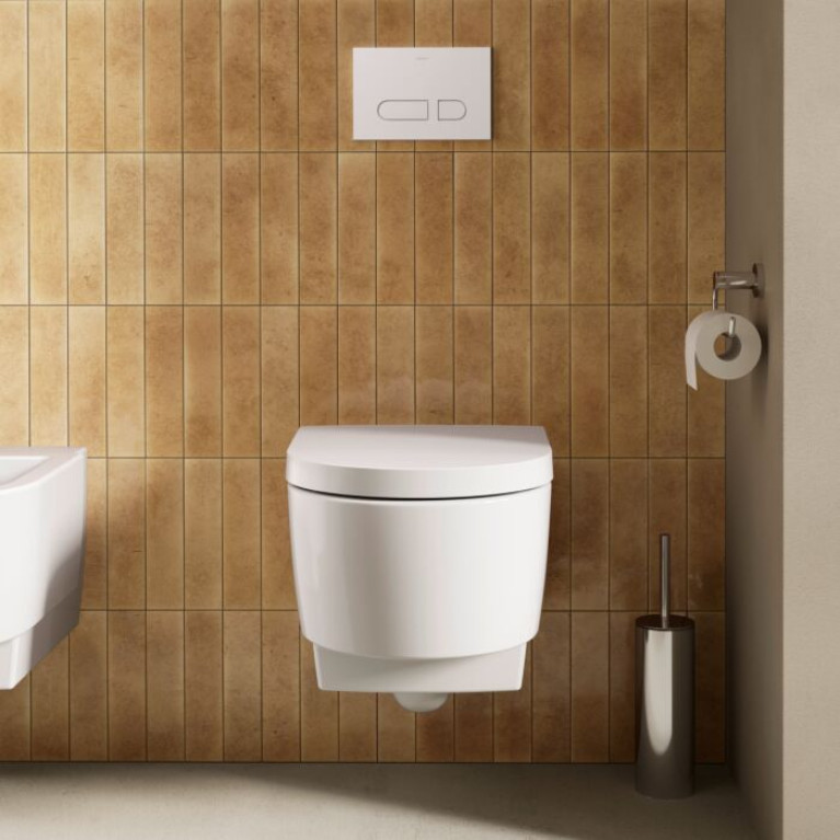 Duravit Balcoon Сиденье для унитаза Balcoon с микролифтом 374x438&para;мм, петли сталь, белое глянцевое