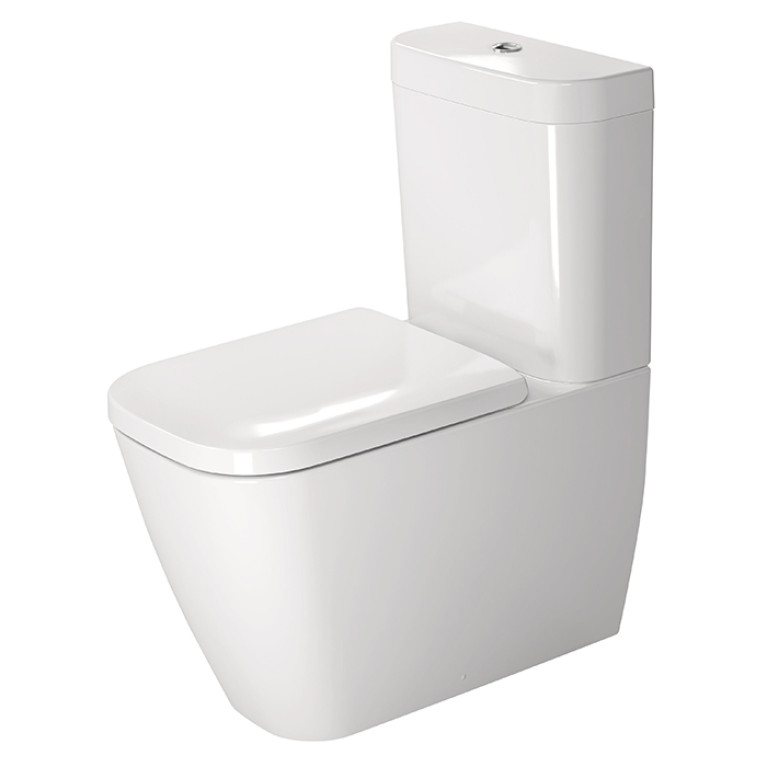 Duravit Happy D2 Унитаз моноблок, 36,5х63 см, цвет белый, с креплением (Спец.цена из наличия)