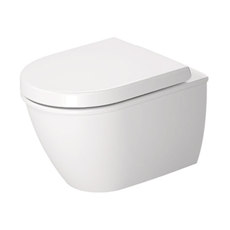 Duravit Darling New Унитаз подвесной компакт с  вертикальным смывом, вкл. крепление Durafix, 360x485мм, Цвет: Белый