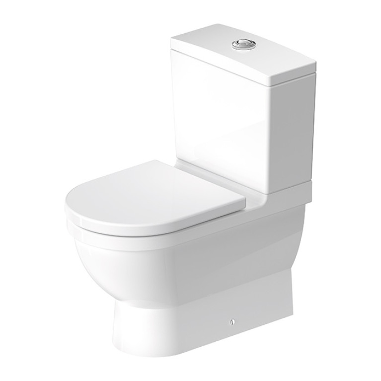 Duravit Starck 3 Унитаз моноблок приставной 655х360 мм в комплекте с креплением, универсальный выпуск, цвет: белый (Спец.цена из наличия)