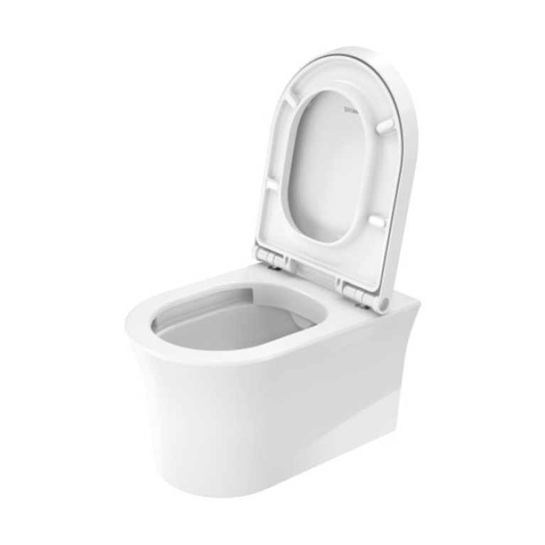 Duravit White Tulip Унитаз подвесной 370х540  мм безободковый, HygieneGlaze, цвет: белый