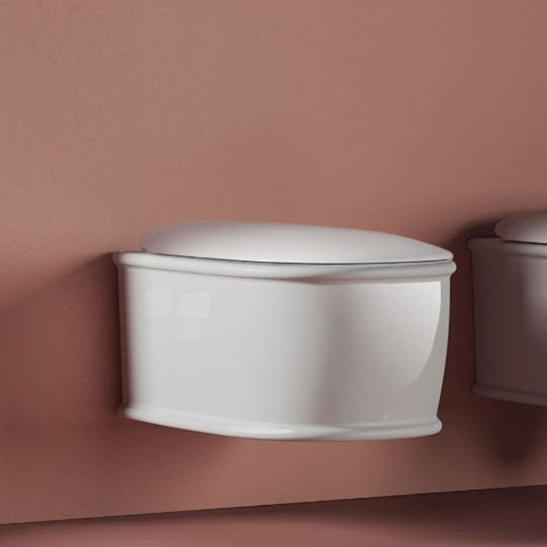 Artceram ATELIER Унитаз подвесной, 52х37см, безободковый, с крепежом, цвет: белый