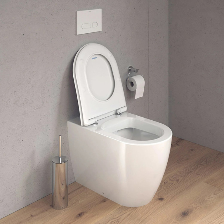 Duravit Soleil by Starck Унитаз напольный  370х600мм, безободковый, слив универсальный,  Wei&szlig; Hochglanz, HyG, цвет белый