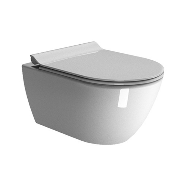 8815FR511 PURA унитаз подвесной безободковый 55х36/F Swirlflush с креплением белый глянцевый GSI