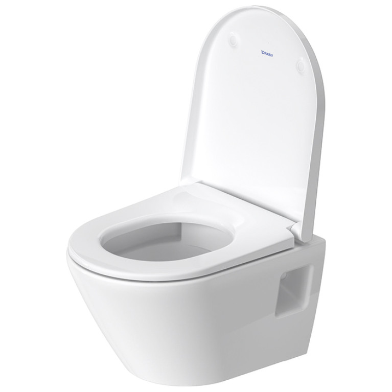 Duravit D-Neo Унитаз подвесной 370х480  мм безободковый, HygieneGlaze, цвет: белый
