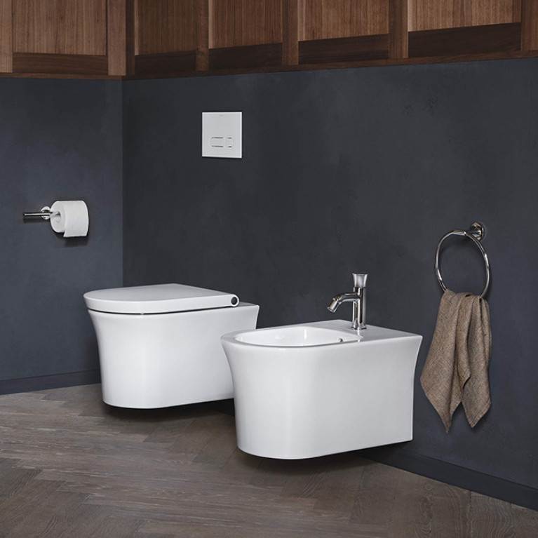 Duravit White Tulip Унитаз напольный 370х580х420 мм, безободковый, слив в стену, HygieneGlaze, цвет: белый