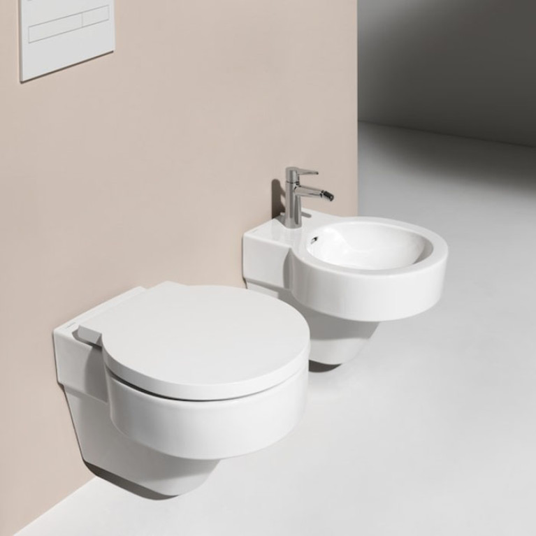 Laufen VAL Унитаз подвесной 530x390x360мм, безободковый, с покр. LLC, цвет: белый