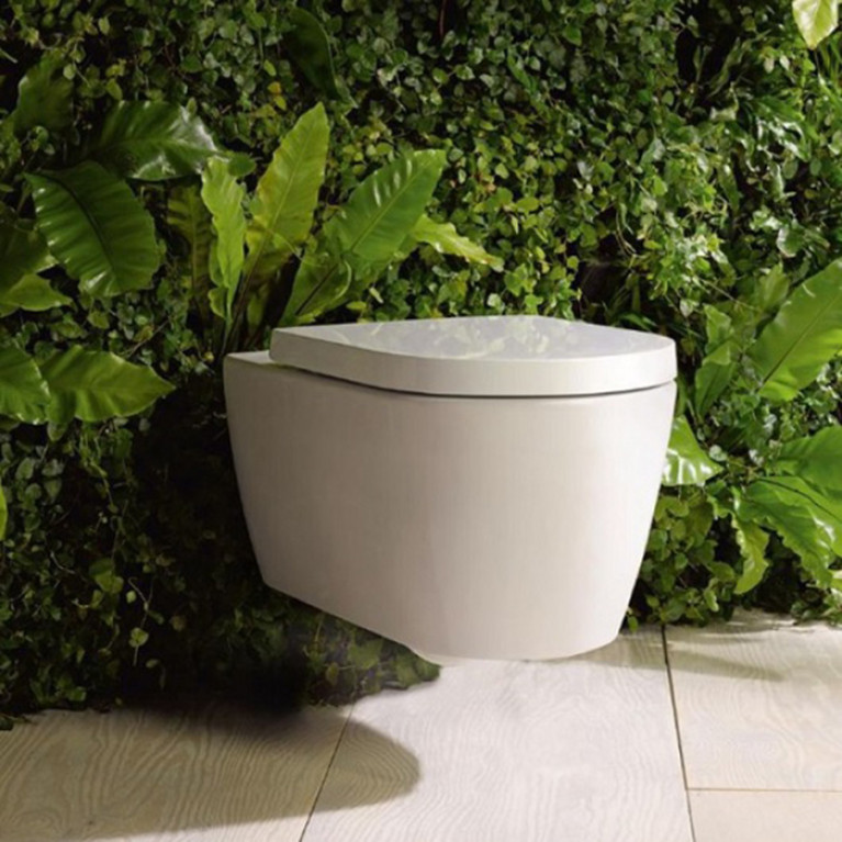 Duravit ME by Starck Унитаз подвесной с ОБОДКОМ, с крепежами Durafix, 4,5 л., 370x570мм, Цвет белый +WonderGliss (СПЕЦЦЕНА)