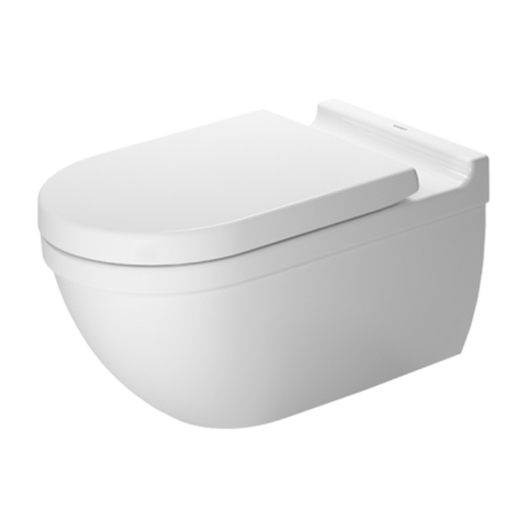 Duravit Starck 3 Унитаз подвесной Сompact, укороченная модель (370x620 мм), цвет: белый