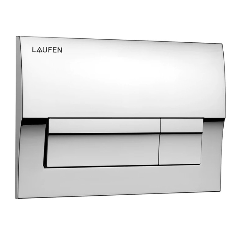 LAUFEN Pro Унитаз подвесной, безободк смыв Rimless, с инсталляцион системой, сиденье с микрол тонкое, панель смыва хром глян (АКЦИЯ с нашего склада)