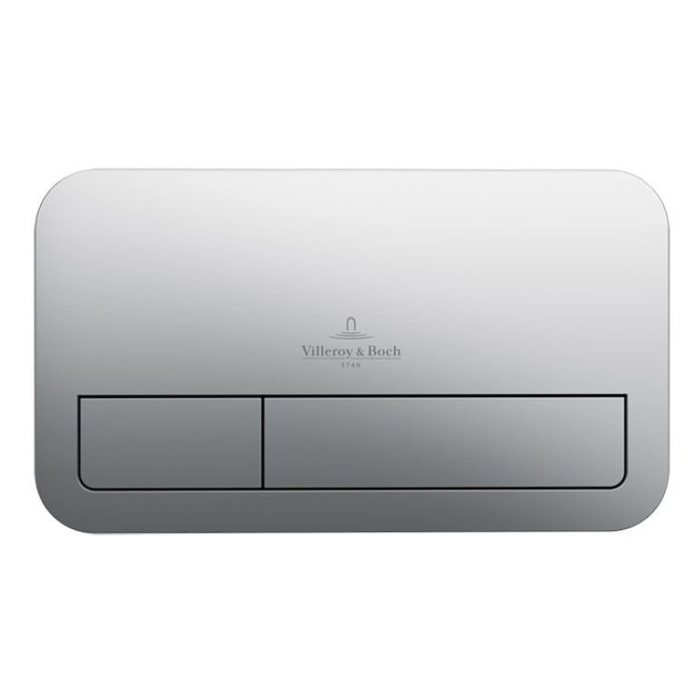 VilleroyBoch ViConnect Клавиша смыва 253*10*145, цвет-хром матовый