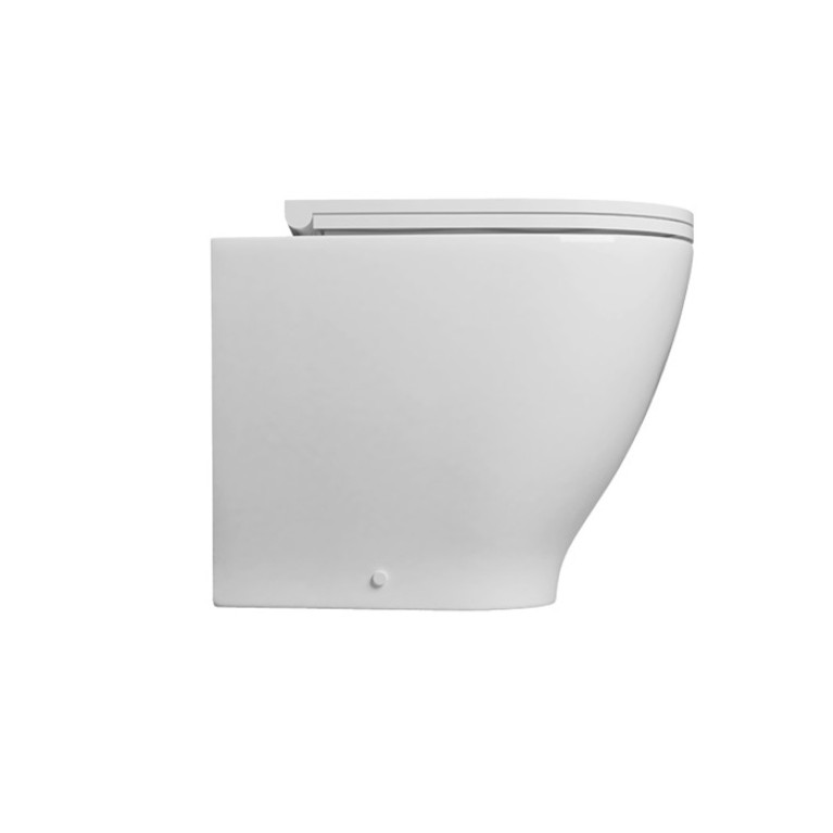 Kerasan Aquatech Унитаз напольный ,550х365х340 мм, безободковый,с крепежом WB5N, цвет: белый глянец