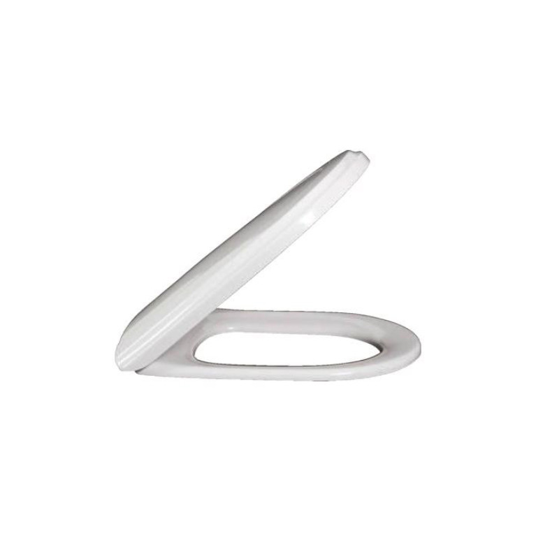 VilleroyBoch Hommage Сиденье с крышкой для унитаза, с SoftClose, цвет: белый / петли: нержавеющая сталь