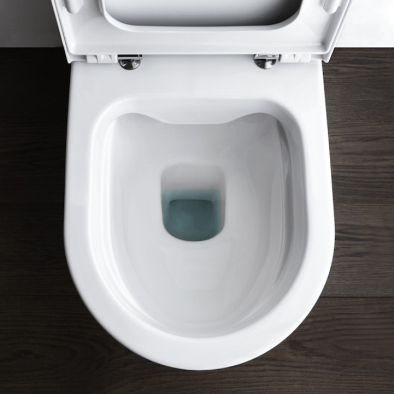 LAUFEN KARTELL Унитаз приставной 560x370x430мм, безободковый смыв Rimless, цвет белый