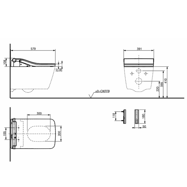 TOTO WASHLET SW  Сиденье 579*391*108мм, с дистанционным управлением, для унитаза:  CW522EY,  цвет: белый