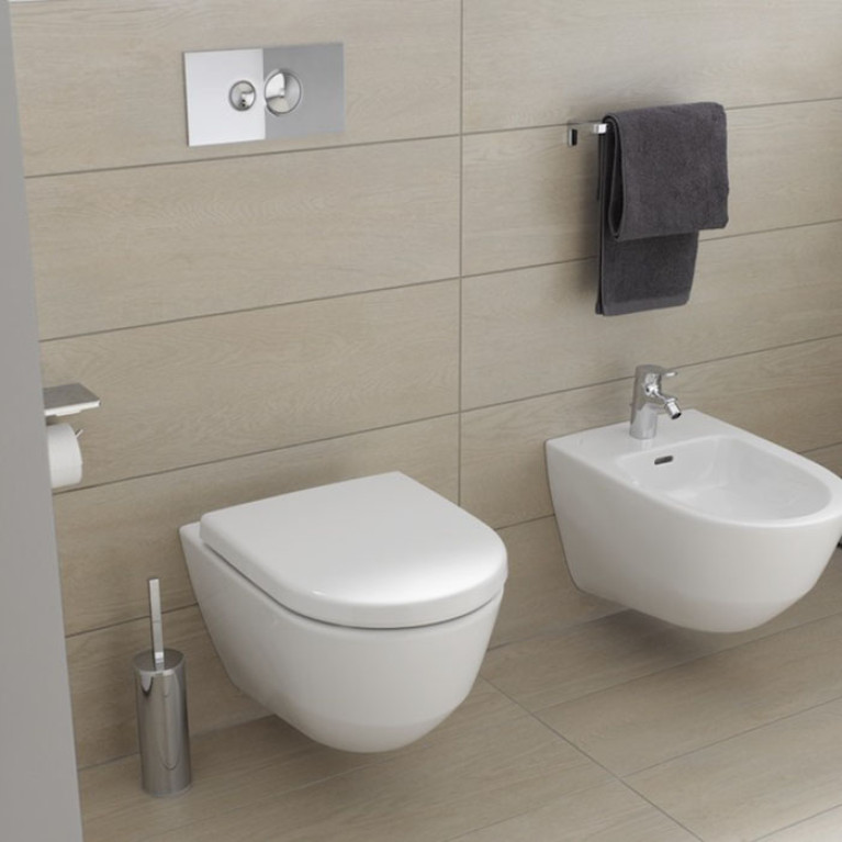 LAUFEN Pro Унитаз подвесной безободковый 530х360х340 мм., цвет белый с покрытием LLC