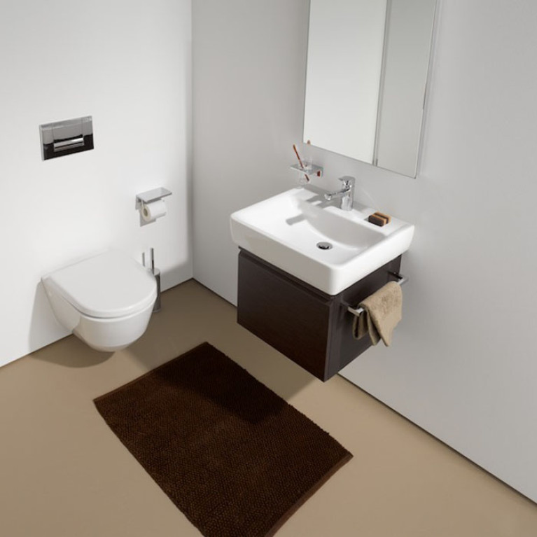 LAUFEN Pro Унитаз подвесной безободковый, укороченный 490х360х340 мм., цвет белый,  покрытие LLC