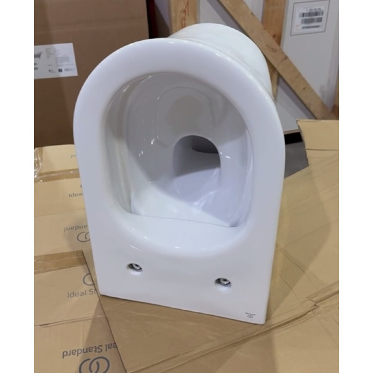 Ideal Standard La Dolce Vita Унитаз подвесной 545х360 мм безободковый RimLS+ с покрытием Ideal Plus, со скрытым крепежом , цвет: белый глянец