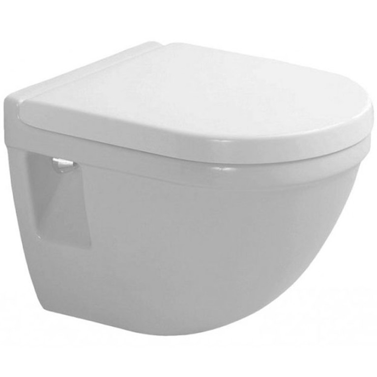 Duravit Starck 3 Унитаз подвесной Сompact, укороченная модель (485x360мм), цвет: белый