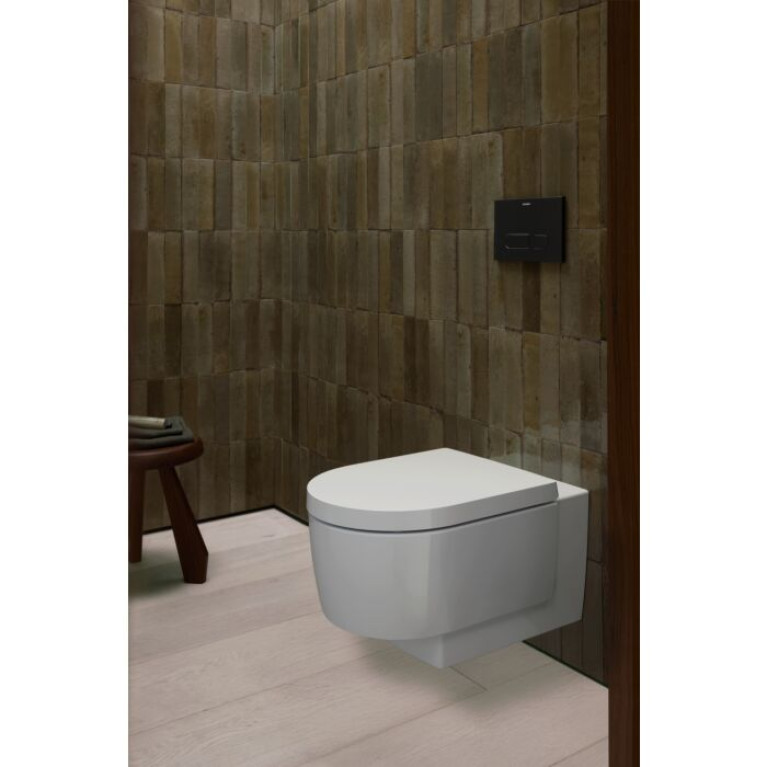 Duravit Balcoon Сиденье для унитаза Balcoon с микролифтом 374x438&para;мм, петли сталь, белое глянцевое