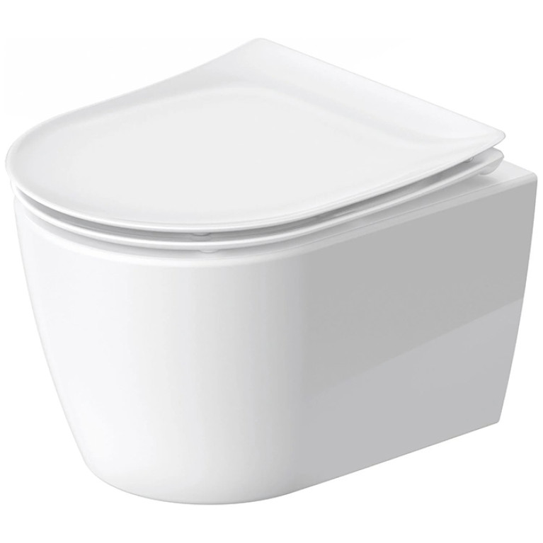 Duravit Soleil by Starck Унитаз подвесной 370х480мм, безободковый, Wei&szlig; Hochglanz, HyG, цвет белый