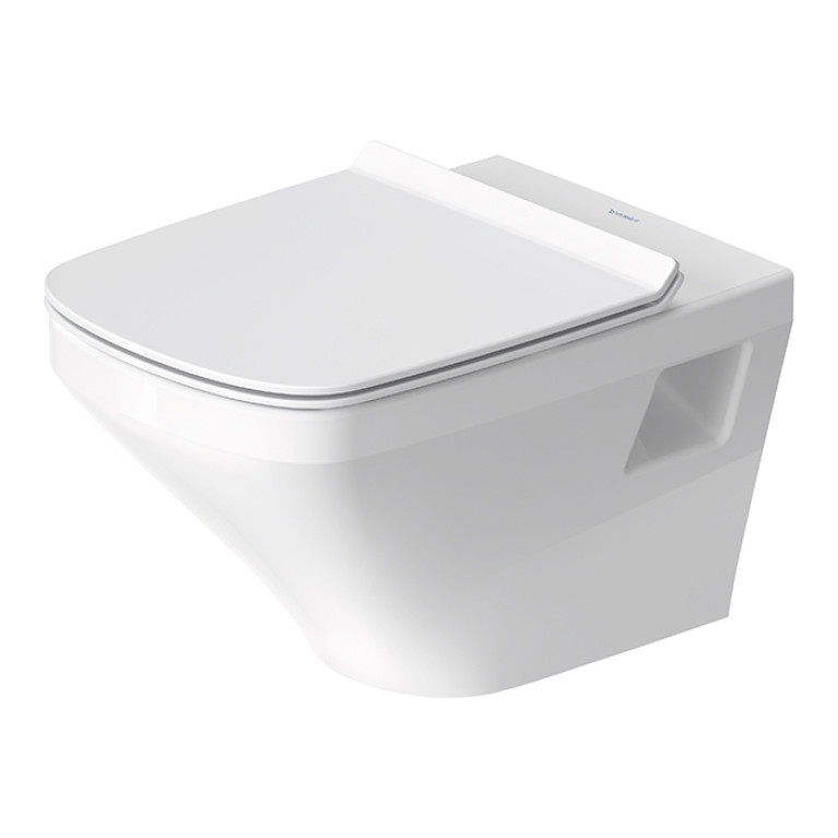 Duravit DuraStyle Rimless Унитаз подвесной 370*540*350, безободковый, без сиденья, цвет белый глянц