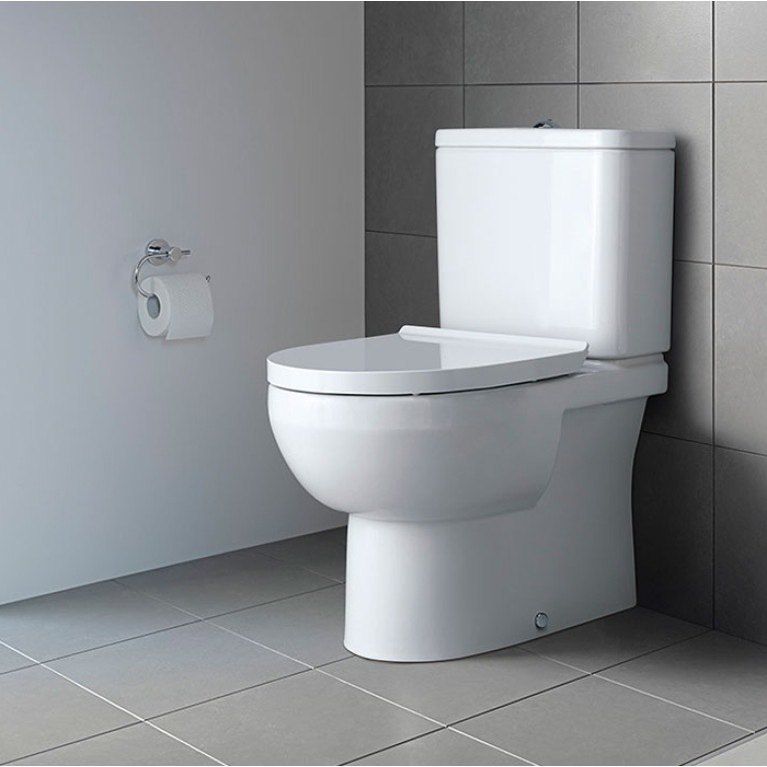 Duravit D.1  Унитаз моноблок 365х655 без обода, гориз. выпуск, цвет белый глянец (Спец.цена из наличия)