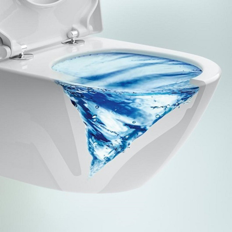 VilleroyBoch Subway 3.0 Унитаз подвесной, безободковый, смыв Tornado, сиденье в комплекте SoftClosing, CeramicPlus, цвет альпийский белый