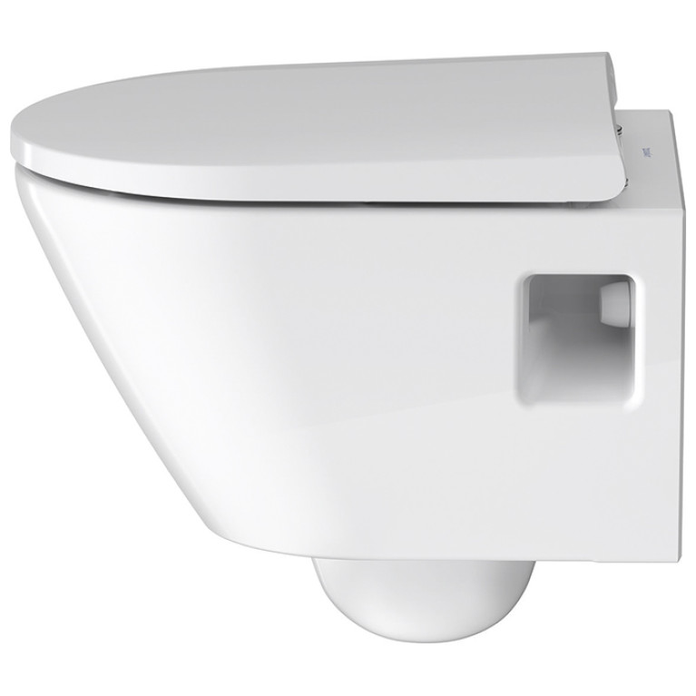 Duravit D-Neo Унитаз подвесной 370х480  мм безободковый, HygieneGlaze, цвет: белый