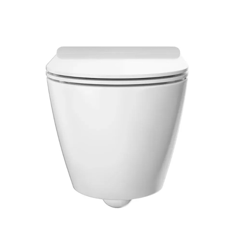 Kerama Marazzi Унитаз Sfera подвесной безободковый с крепежом, белый глянцевый