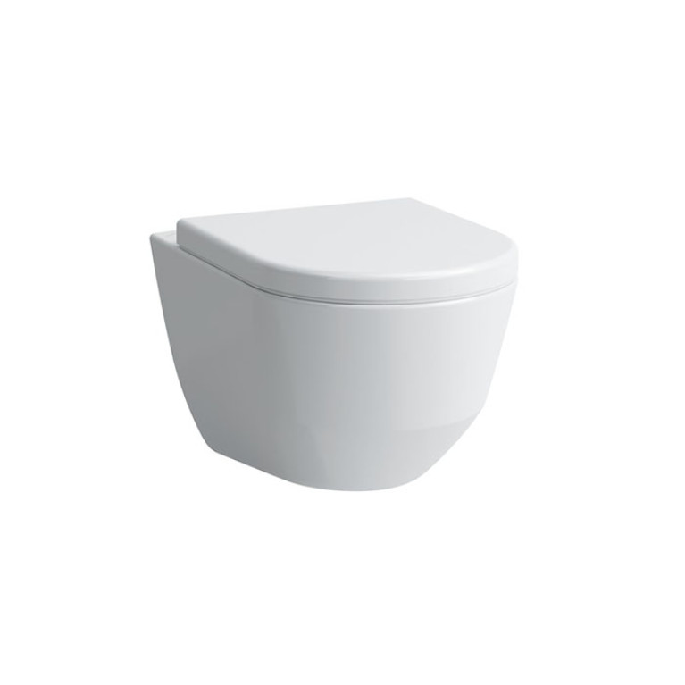 LAUFEN Pro Унитаз подвесной безободковый, укороченный 490х360х340 мм., цвет белый,  покрытие LLC