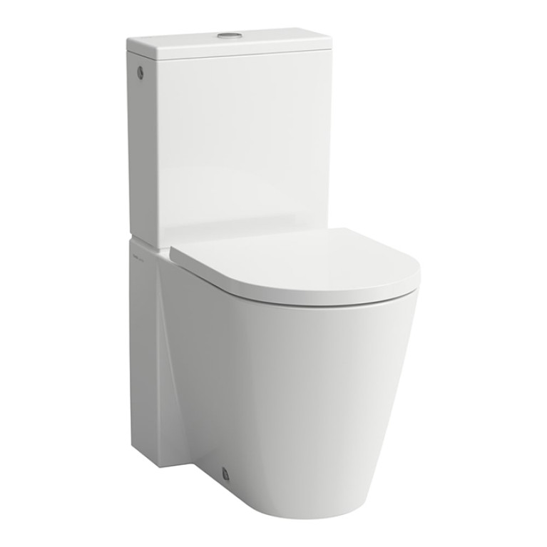 Laufen KARTELL Унитаз моноблок 660x370x430 мм, комбинированный, безободковый смыв Rimless, белый